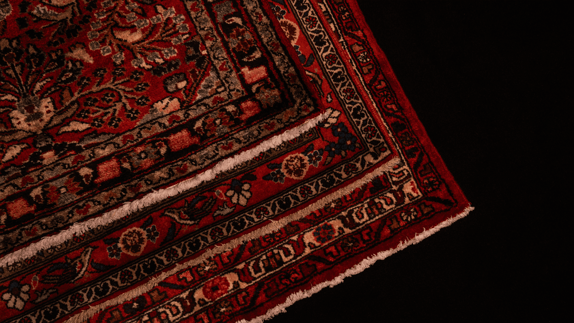 Handwoven Persian carpet texture